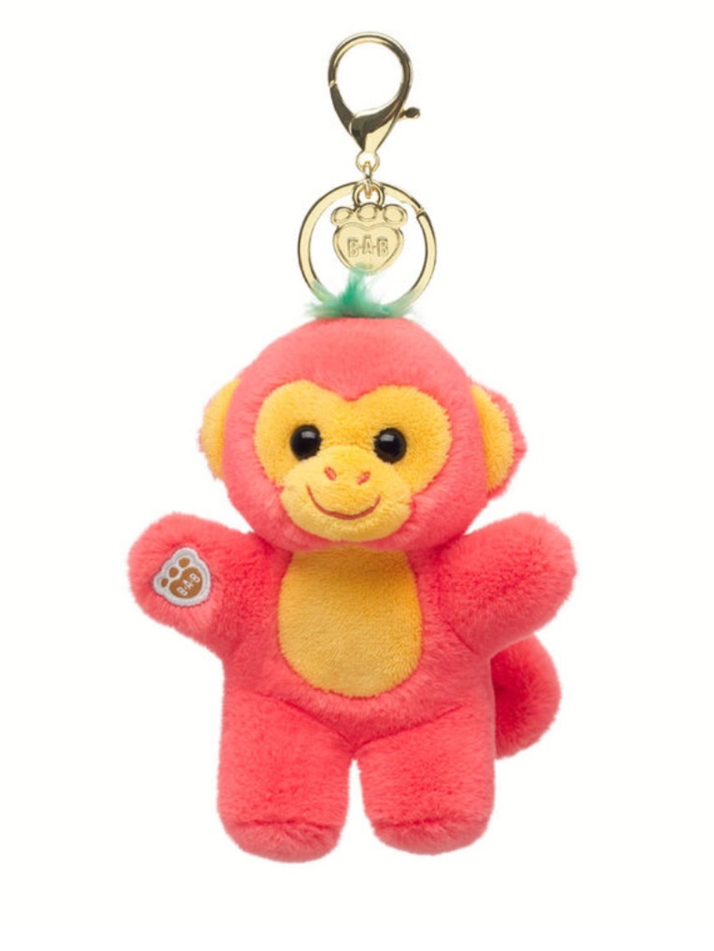 Build A Bear mango monkey bag charm